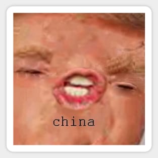 Trump Meme "China" Sticker